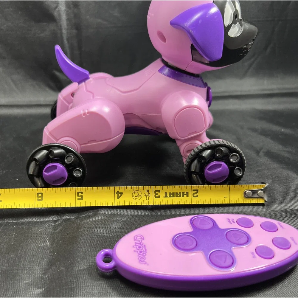 WowWee Chippies - Chippette Remote Control Robot Dog - Pink - Great Fun Kids Toy